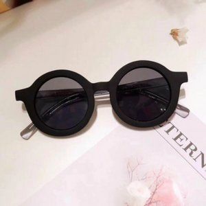 Black Round Sunglasses - Baby/Toddler